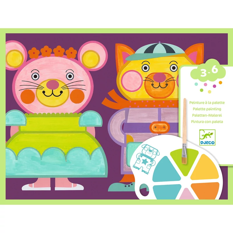 Palettafestés - Pufók pofik - Palette painting - Chubby cheeks