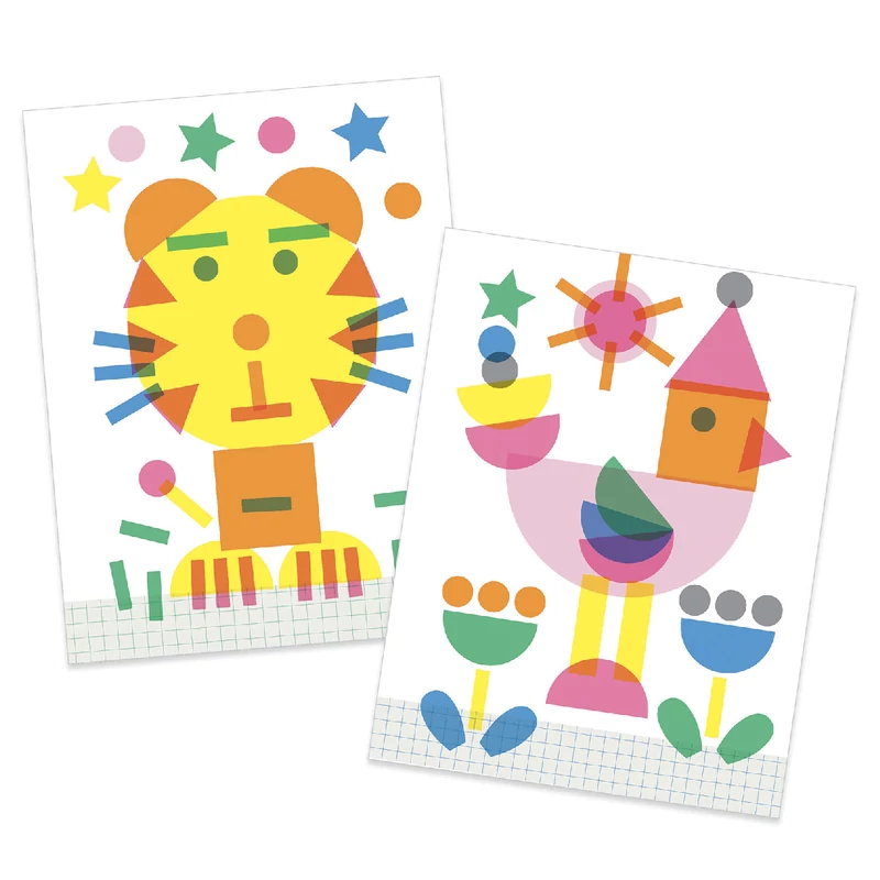 Stencil sablonos képalkotás - Tipi-tapi - Dib dab