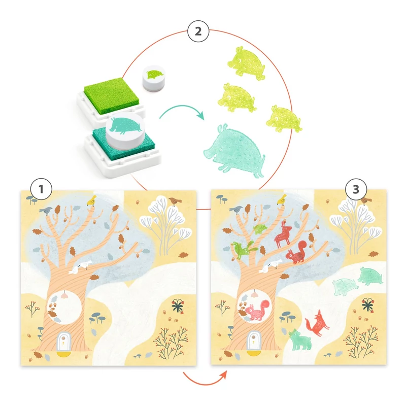 Kreatív nyomdakészlet - Erről-arról - Out and about